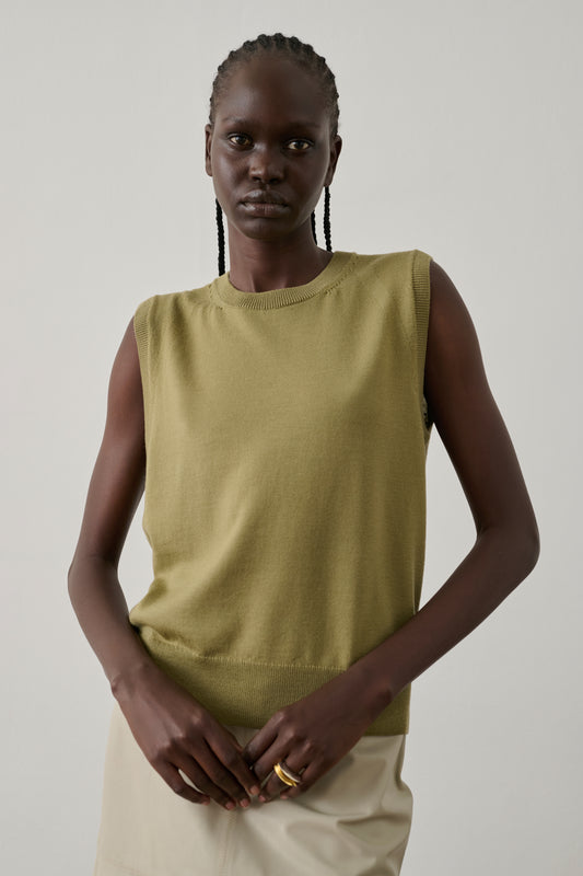 Pull Fargo - Argile - Laine mérinos - Femme