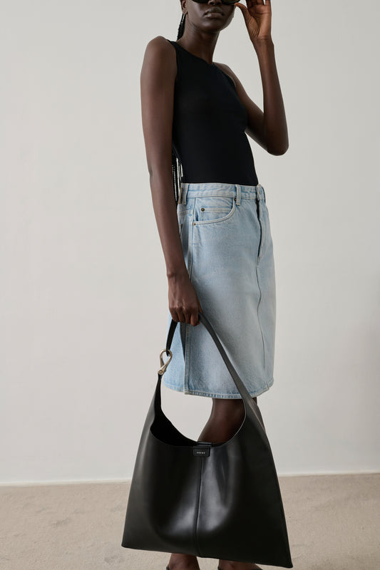 Sac Cosima - Noir - Cuir - Femme