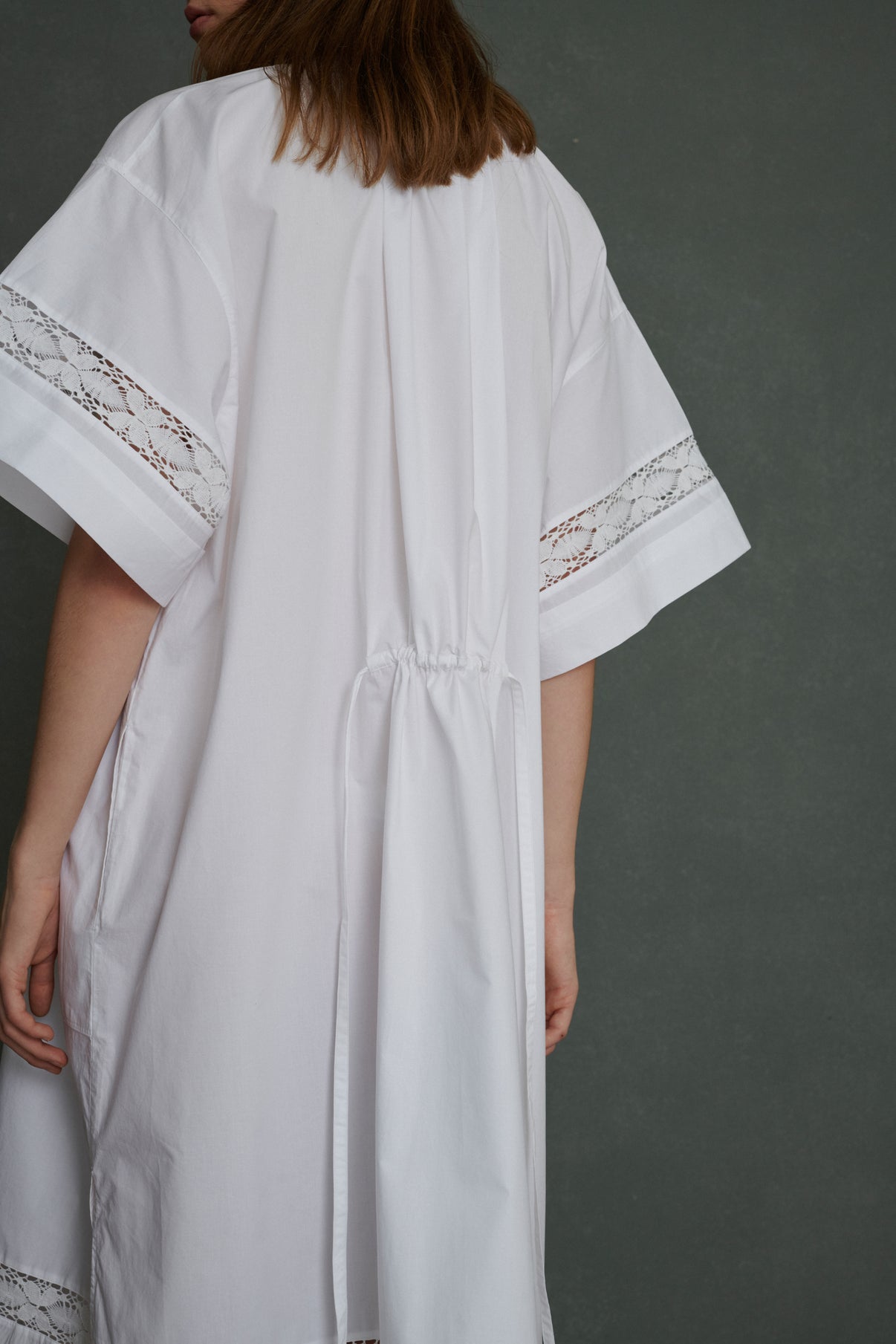 Robe Athena - Blanc - Coton - Femme vue 4