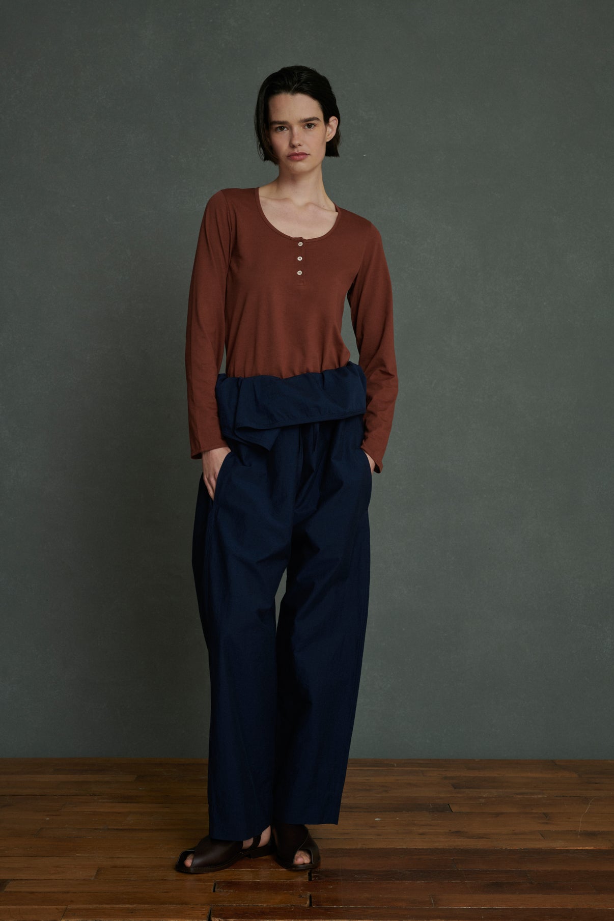 Pantalon Aloe - Bleu De Chine - Femme vue 3