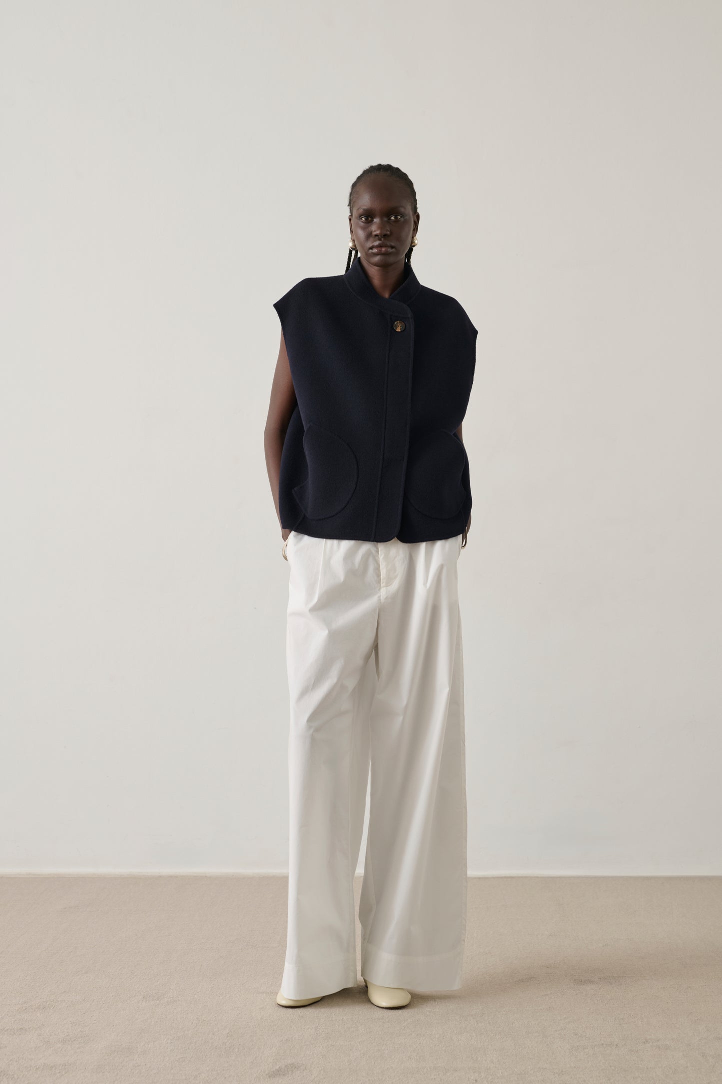 Blouson Adeline - Deep Navy - Laine - Femme