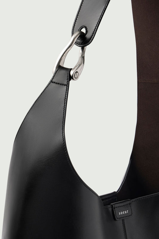 Sac Cosima - Noir - Cuir - Femme