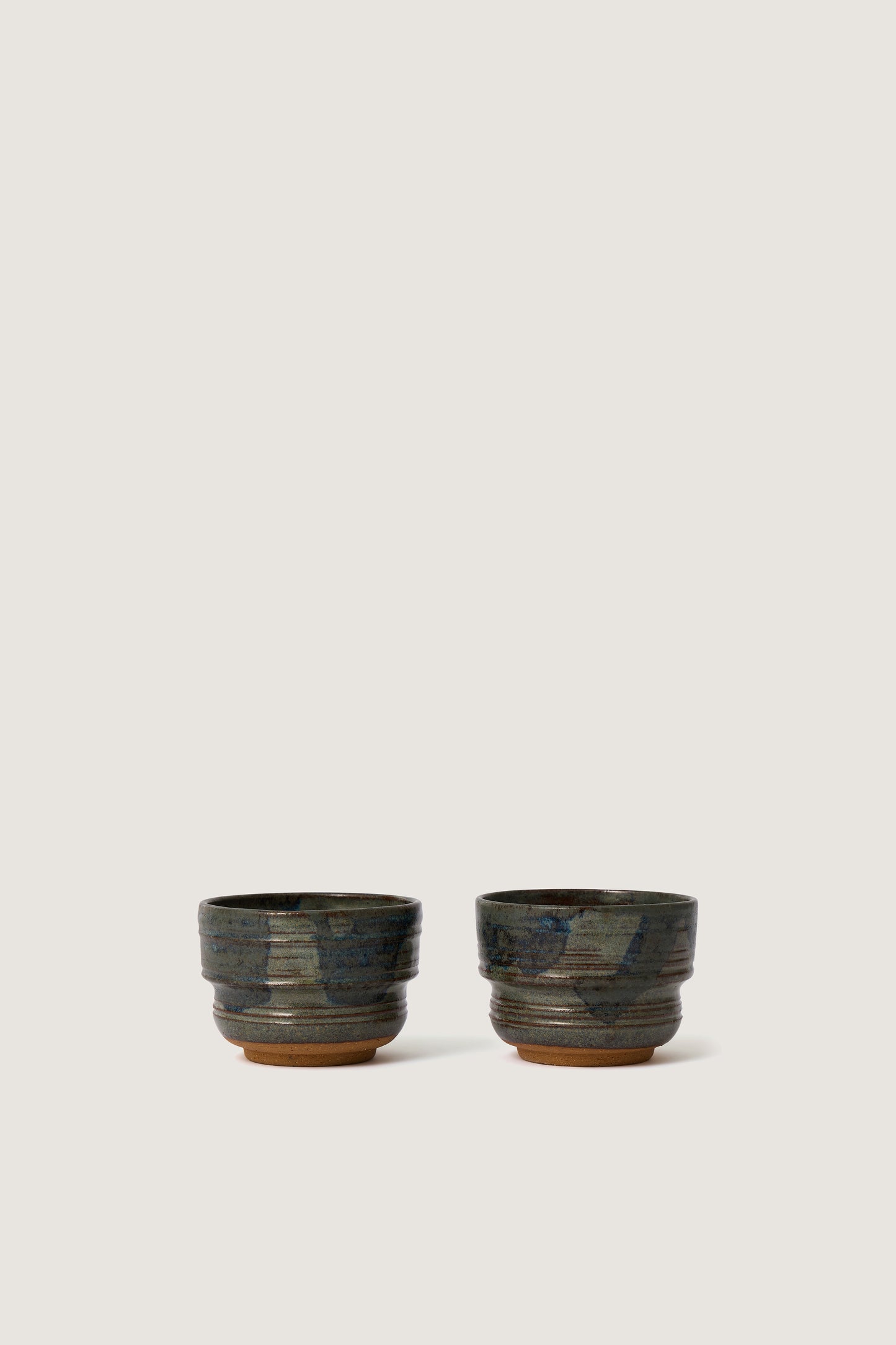 PAIR BLUE OF ATELIER PIERRE CULOT BOWLS